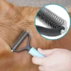 Imagen de referencia perro para cepillo para mascotas azul